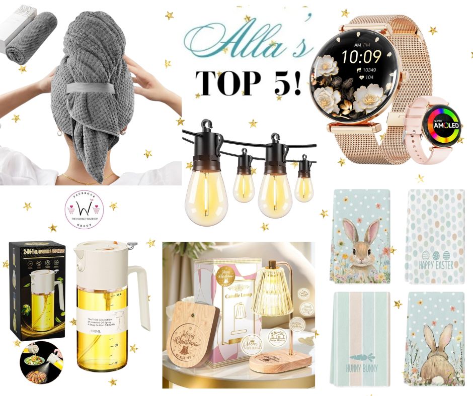 Alla’s TOP 5 best-selling items posted yesterday plus a bonus item!