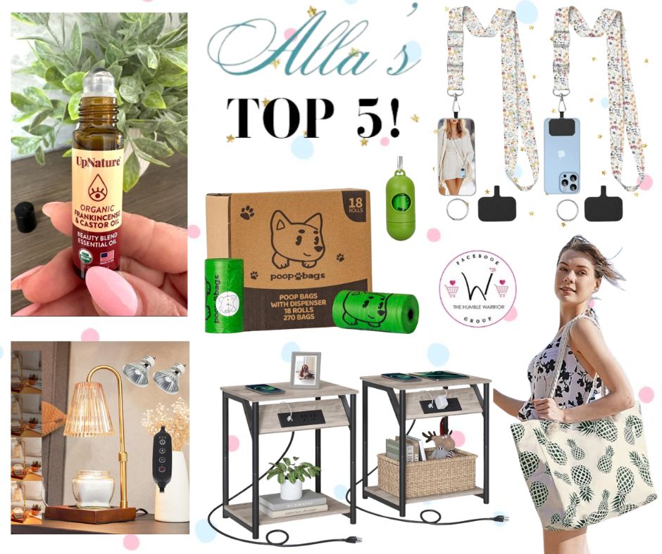 Alla’s TOP 5 best-selling items posted yesterday plus a bonus item!