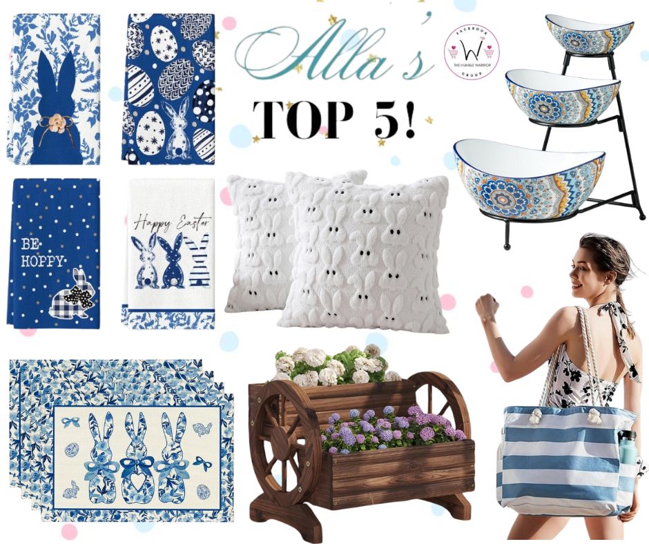 Alla’s TOP 5 best-selling items posted yesterday plus a bonus item!