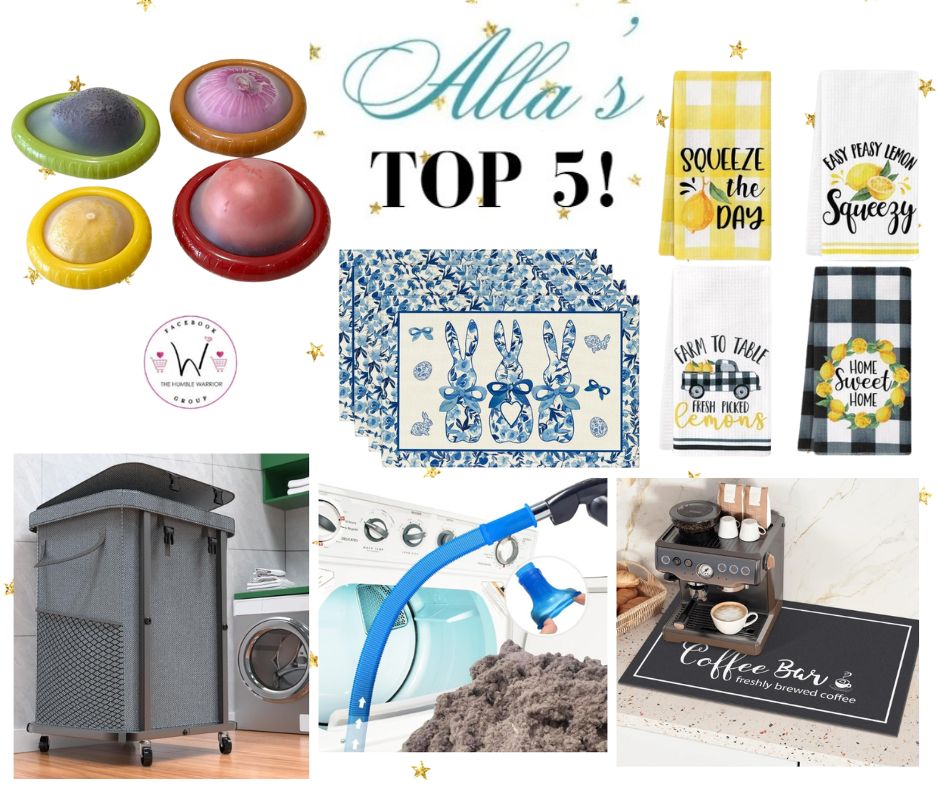 Alla’s TOP 5 best-selling items posted yesterday plus a bonus item!