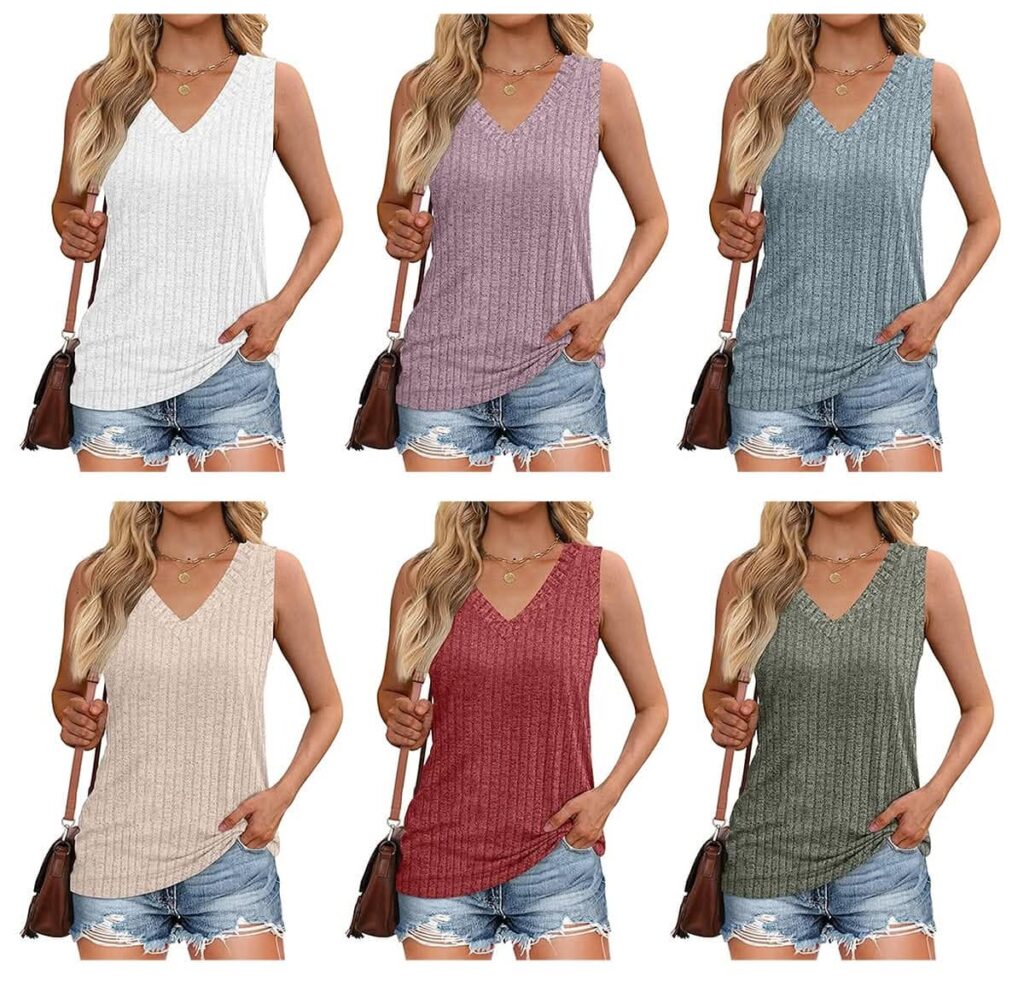 V-Neck Tank Tops!