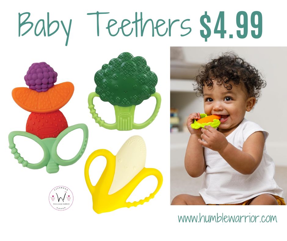 Textured Silicone Baby Teether