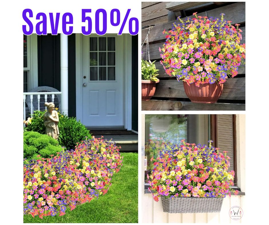 UV-resistant artificial flowers