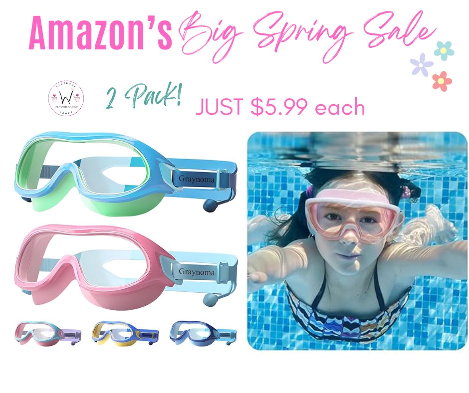 2 Packs Swim Goggles