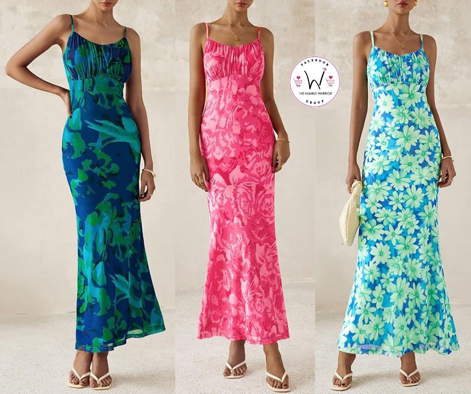 floral maxi dress