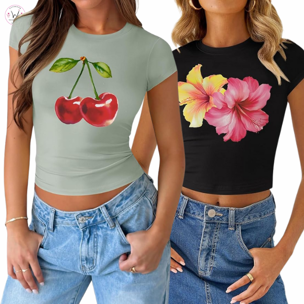 ZESICA Baby Tees