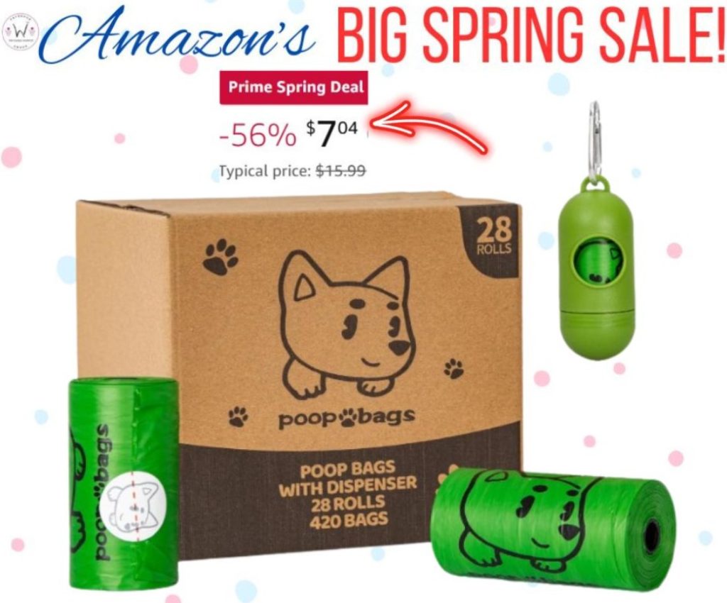 Pet 420 Count Dog Poop Bags with Dispenser!