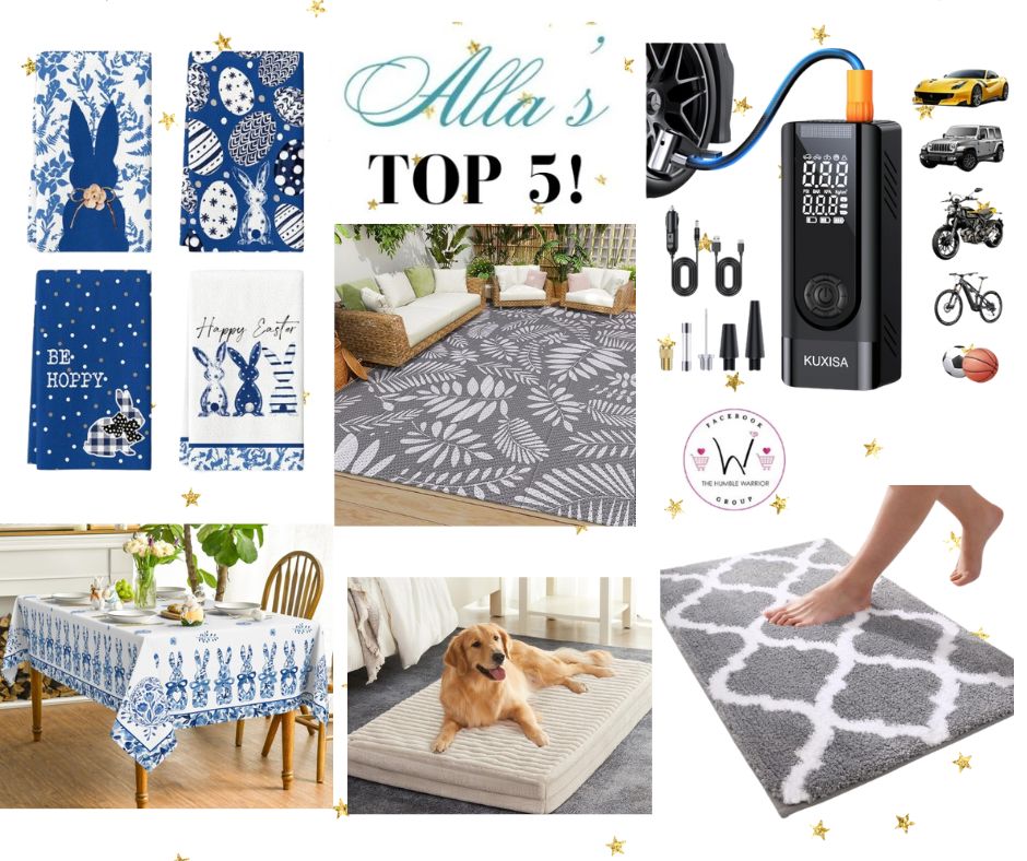 Alla’s TOP 5 best-selling items posted yesterday plus a bonus item!