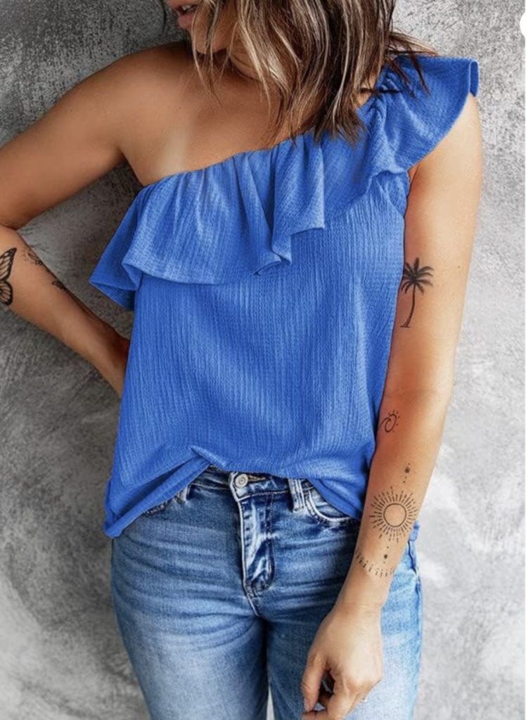 Dokotoo one shoulder top