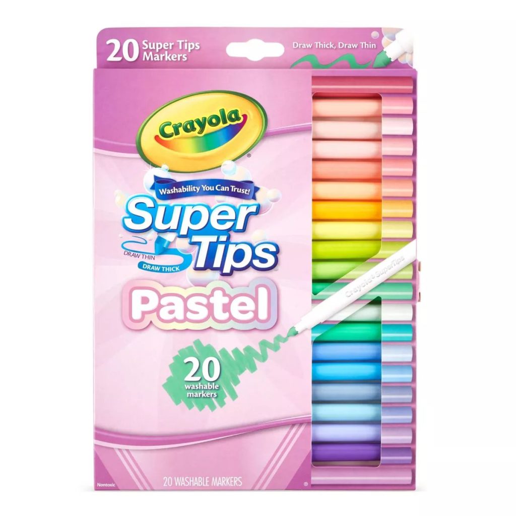 Crayola Pastel Supertip Washable Markers