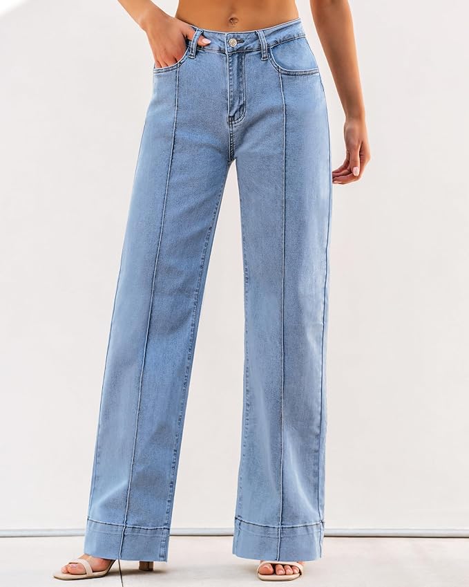 luvamia Wide Leg Jeans