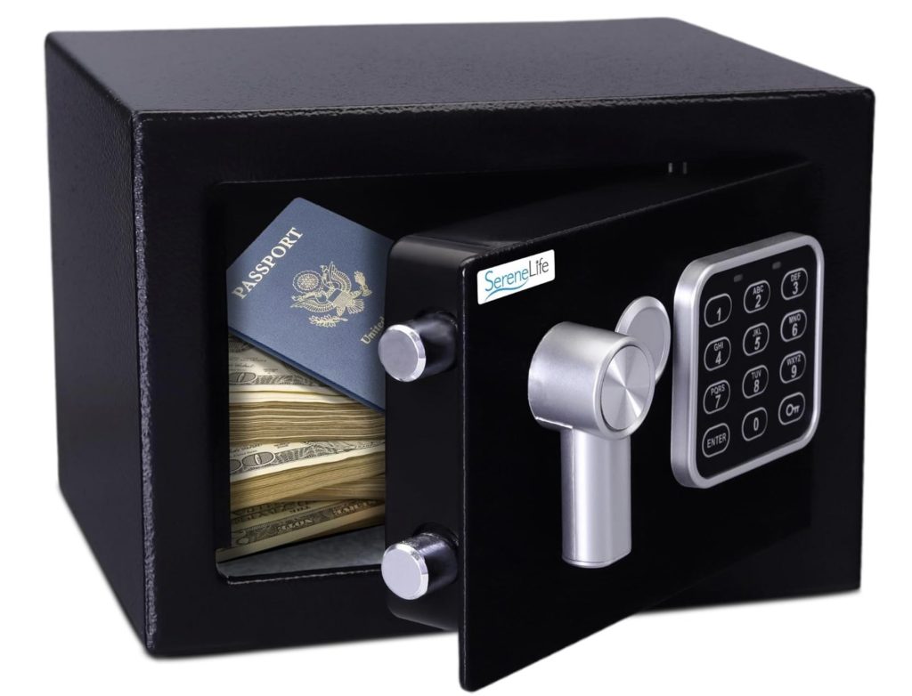 SereneLife Premium Steel Digital Safe Box