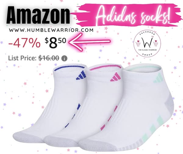 adidas Women’s Cushioned Low Cut Socks