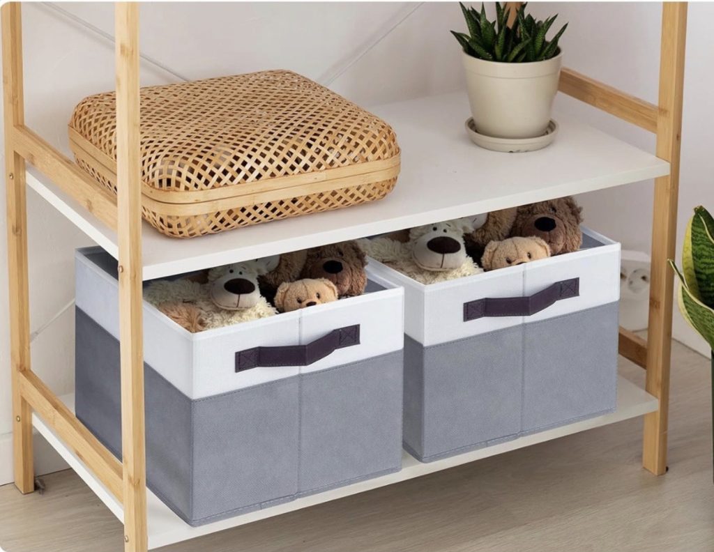 Large Storage Baskets for Shelves