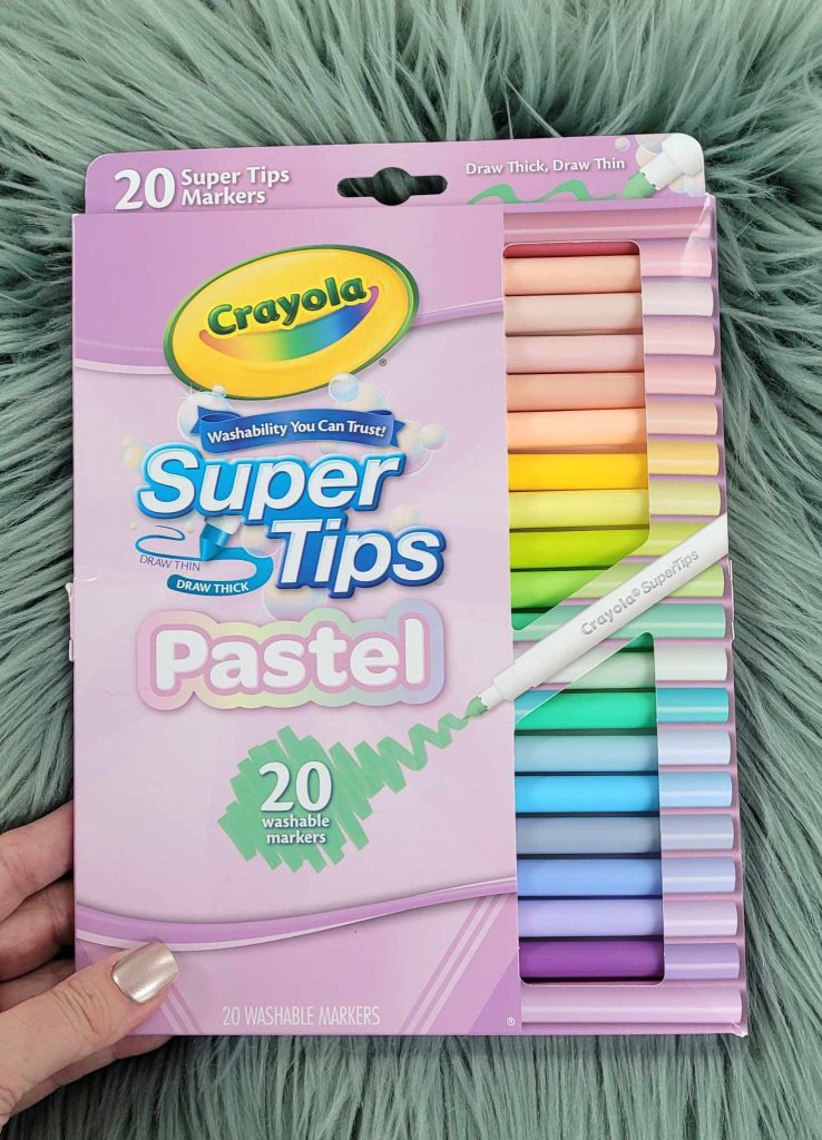 Crayola Pastel Supertip Washable Markers