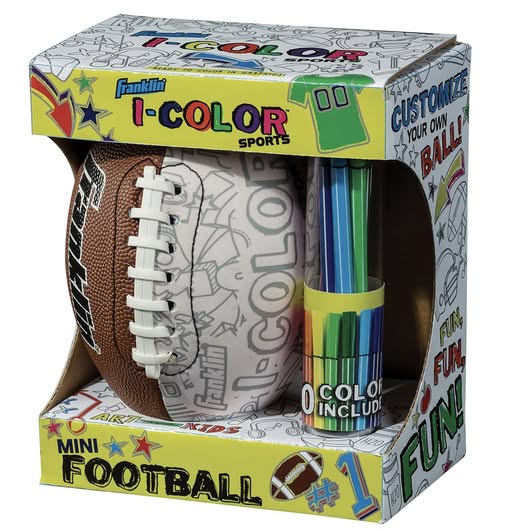 Franklin Sports iColor Kids Mini Football