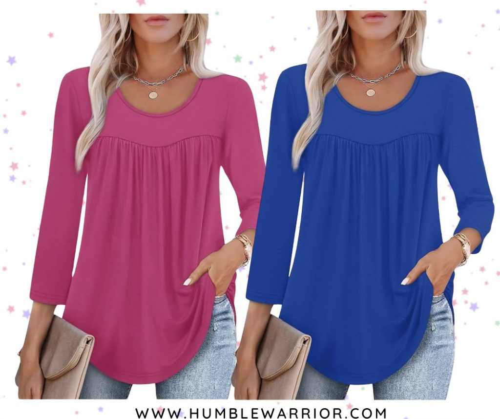 XIEERDUO Pleated Blouse