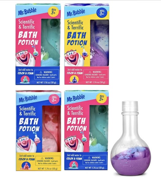 Mr. Bubble Kids Bath Bomb Potions