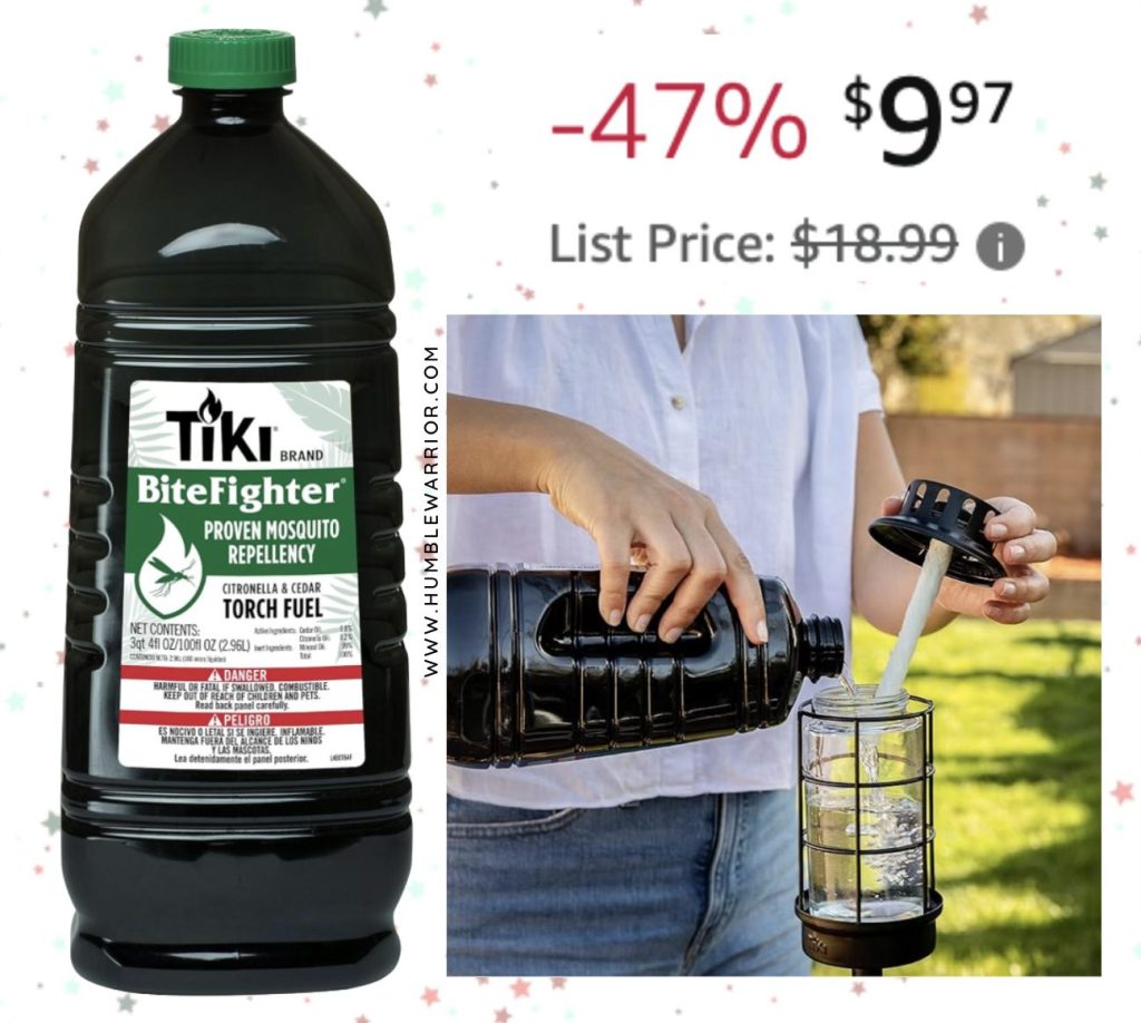 Tikki Store BiteFighter Mosquito Repellent Torch Fuel