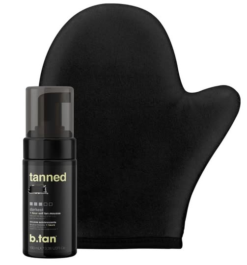 b.tan Dark Self Tanner Mini Kit