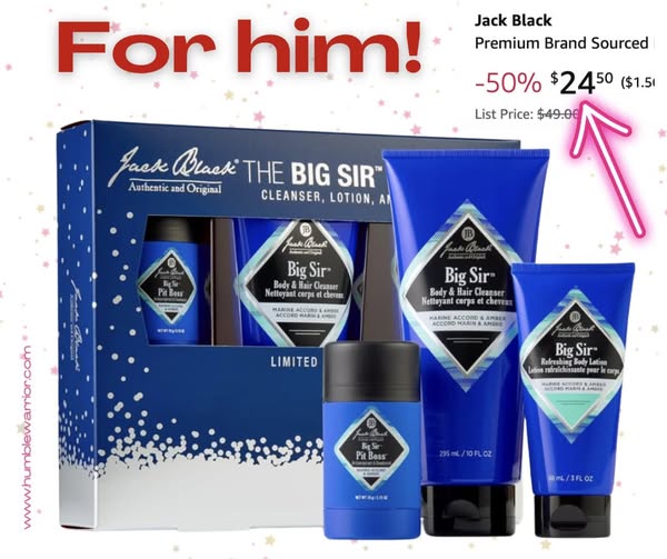 Jack Black Big Sir Hair & Body gift set