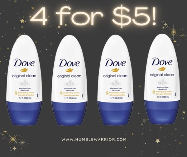 Dove Original Clean Roll On Deodorant