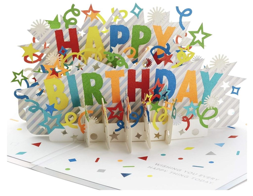Hallmark Signature Paper Wonder Pop Up Birthday Card