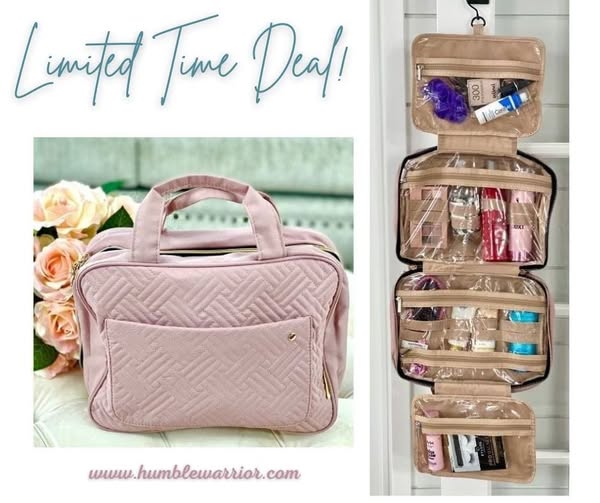 BAGSMART Travel Toiletry organizer
