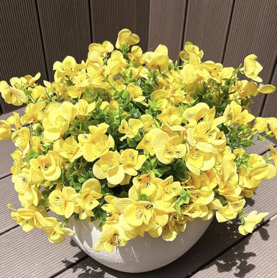 gorgeous faux UV indoor / outdoor flower bundles