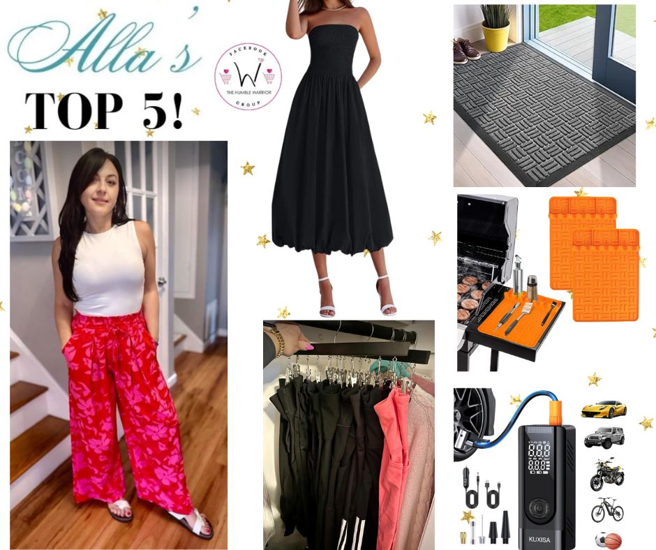 Alla’s TOP 5 best-selling items posted yesterday plus a bonus item!