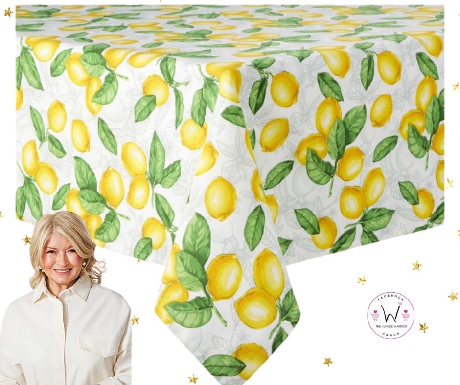 Martha Stewart Lots of Lemons Tablecloth!