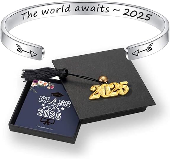 Inspirational Graduation Bracelet