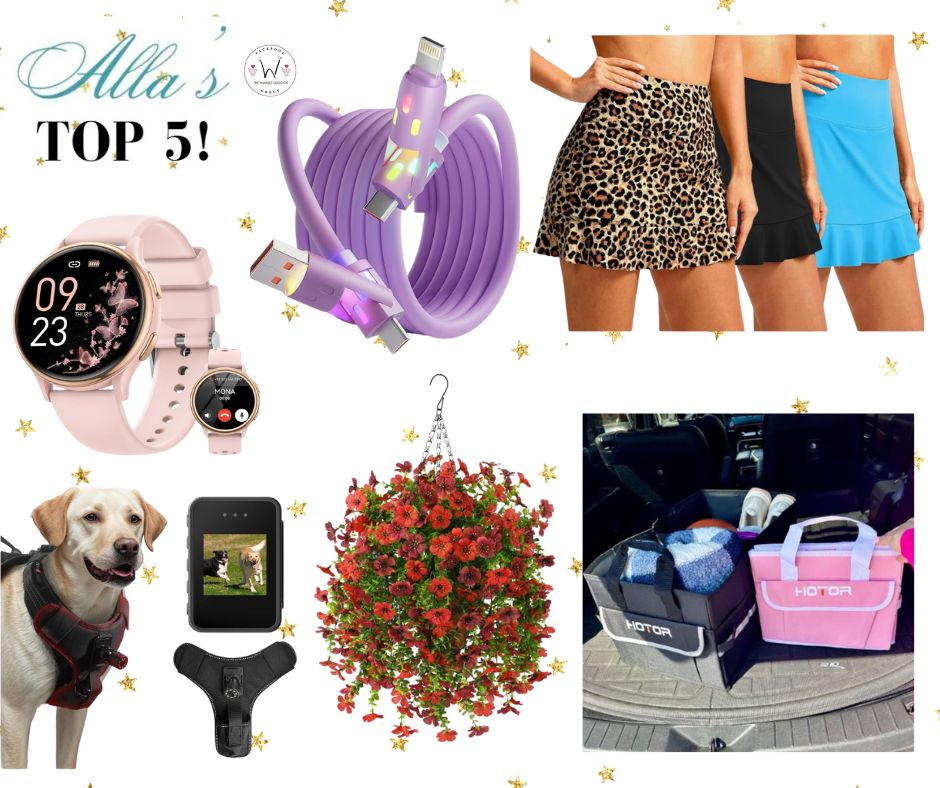 Alla’s TOP 5 best-selling items posted yesterday plus a bonus item!