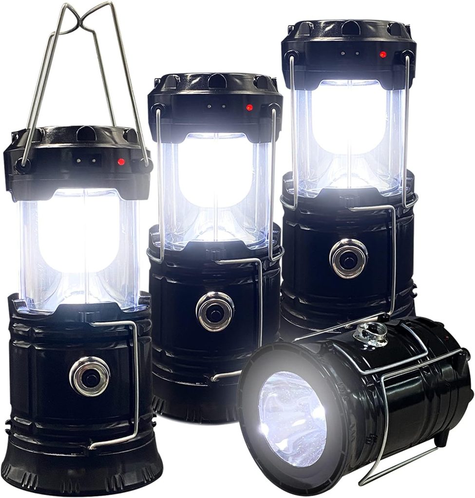 4 Pack of Collapsible LED Lanterns!