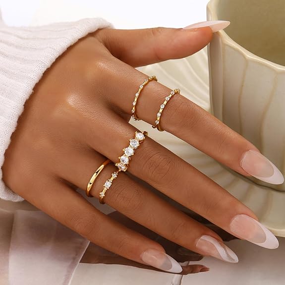 Stackable Gold Rings