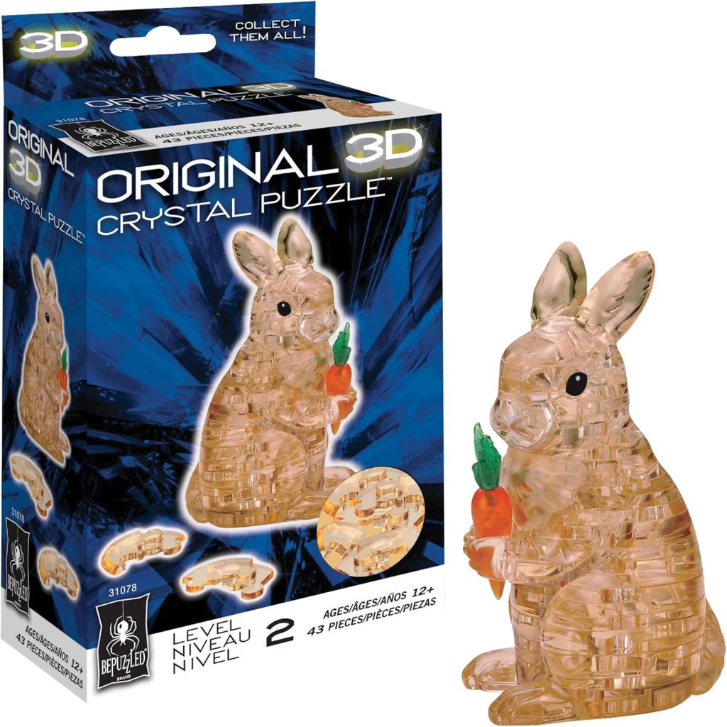 3D Crystal Bunny Puzzle