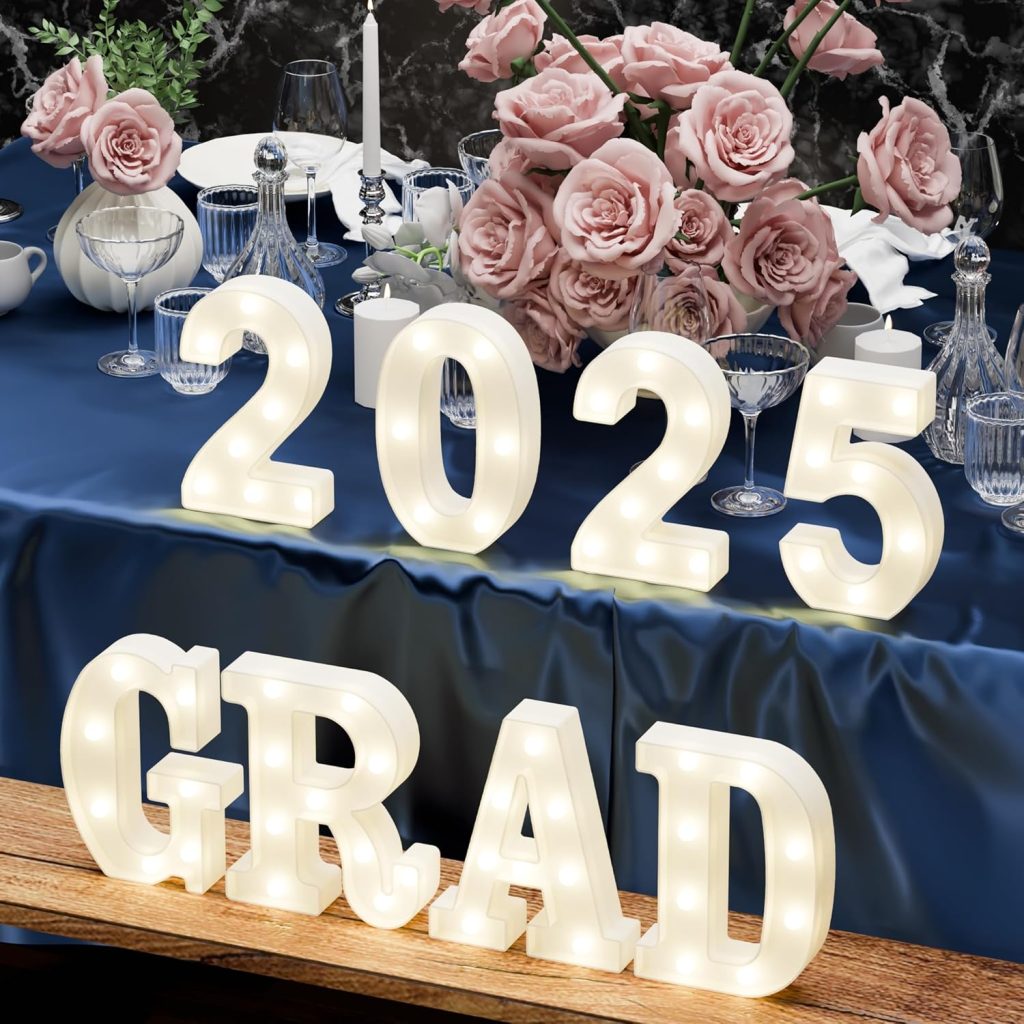 LED Marquee Letters ‘GRAD 2025’!