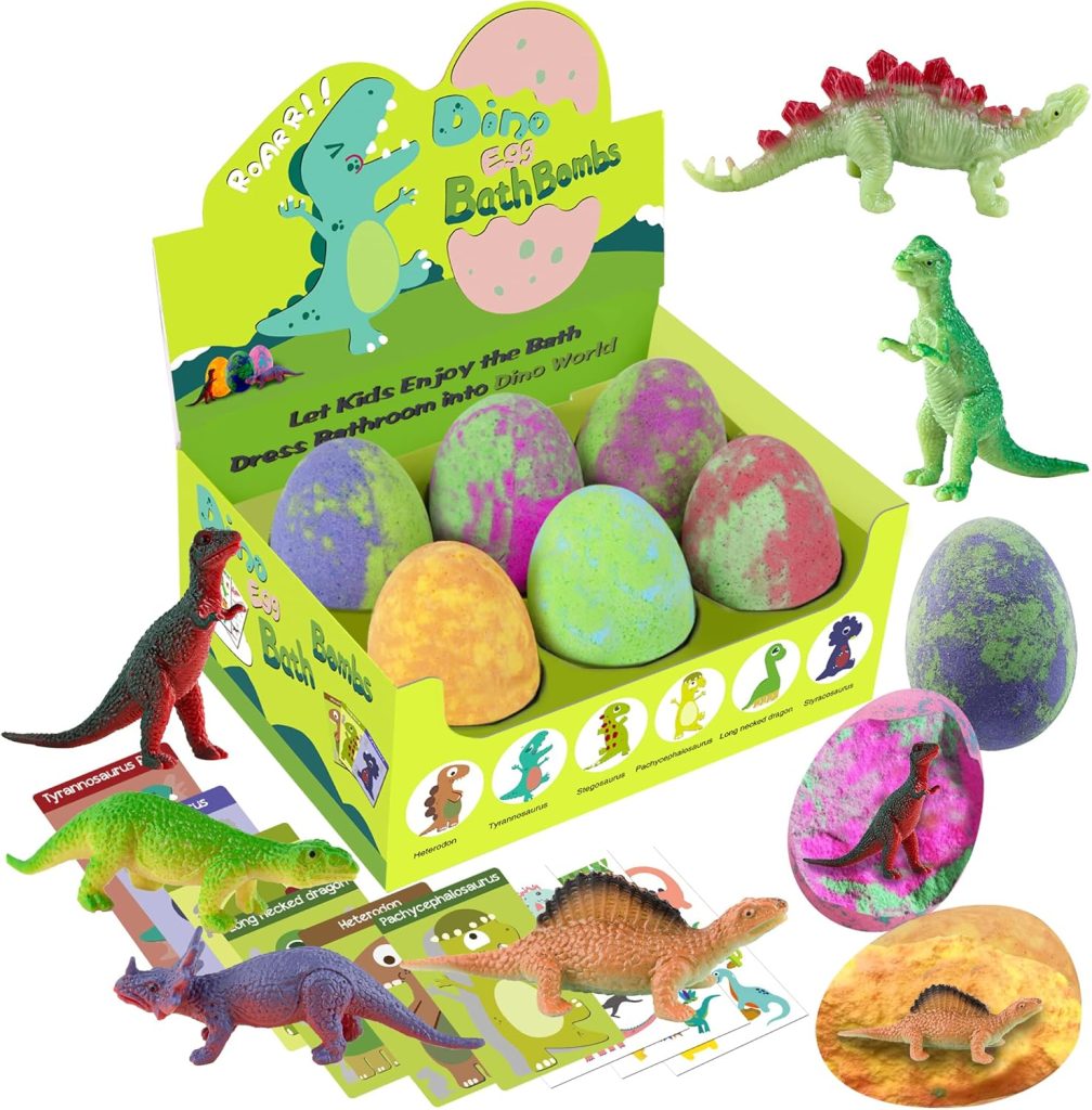 6 pack of XXL Dino Bath Fizzies