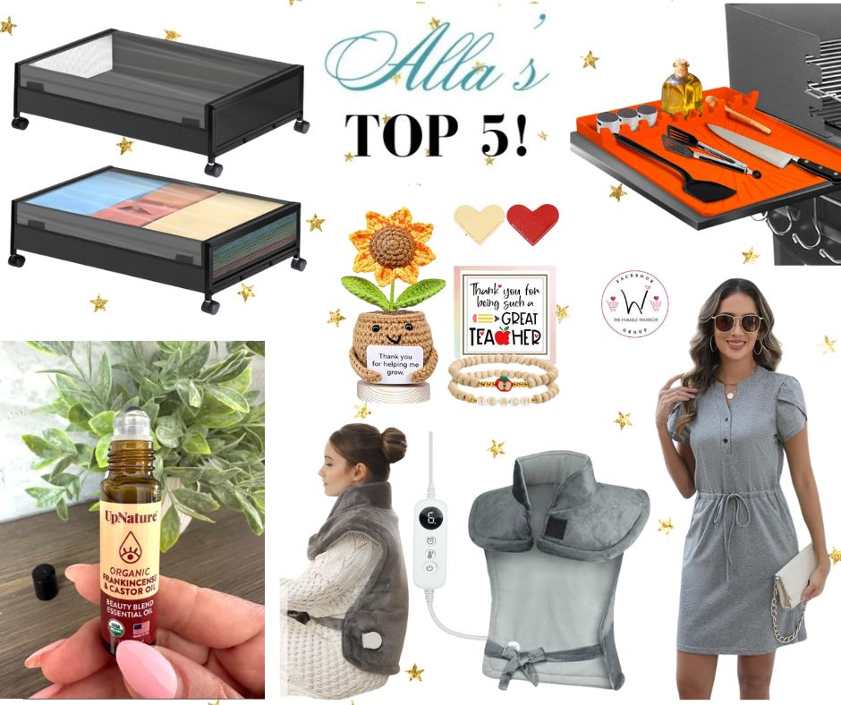 Alla’s TOP 5 best-selling items posted yesterday plus a bonus item!