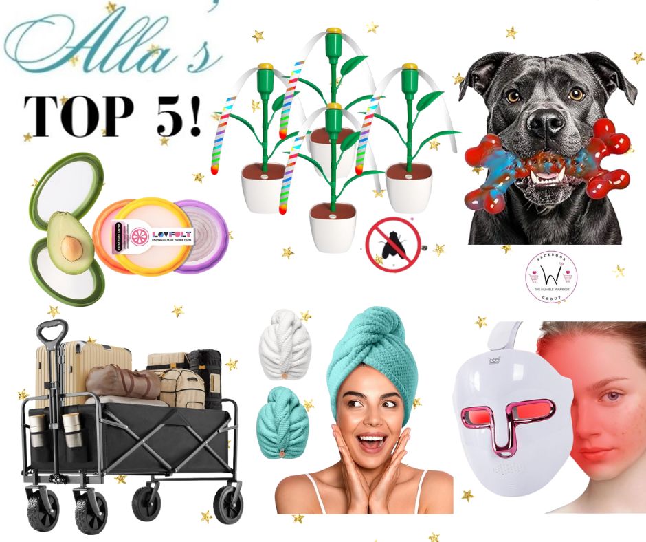 Alla’s TOP 5 best-selling items posted yesterday plus a bonus item!