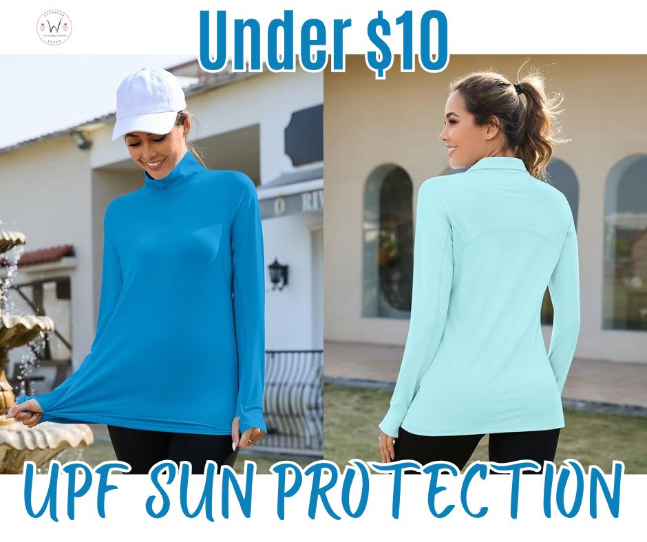 1/4 Zip Sun Shirt with UPF