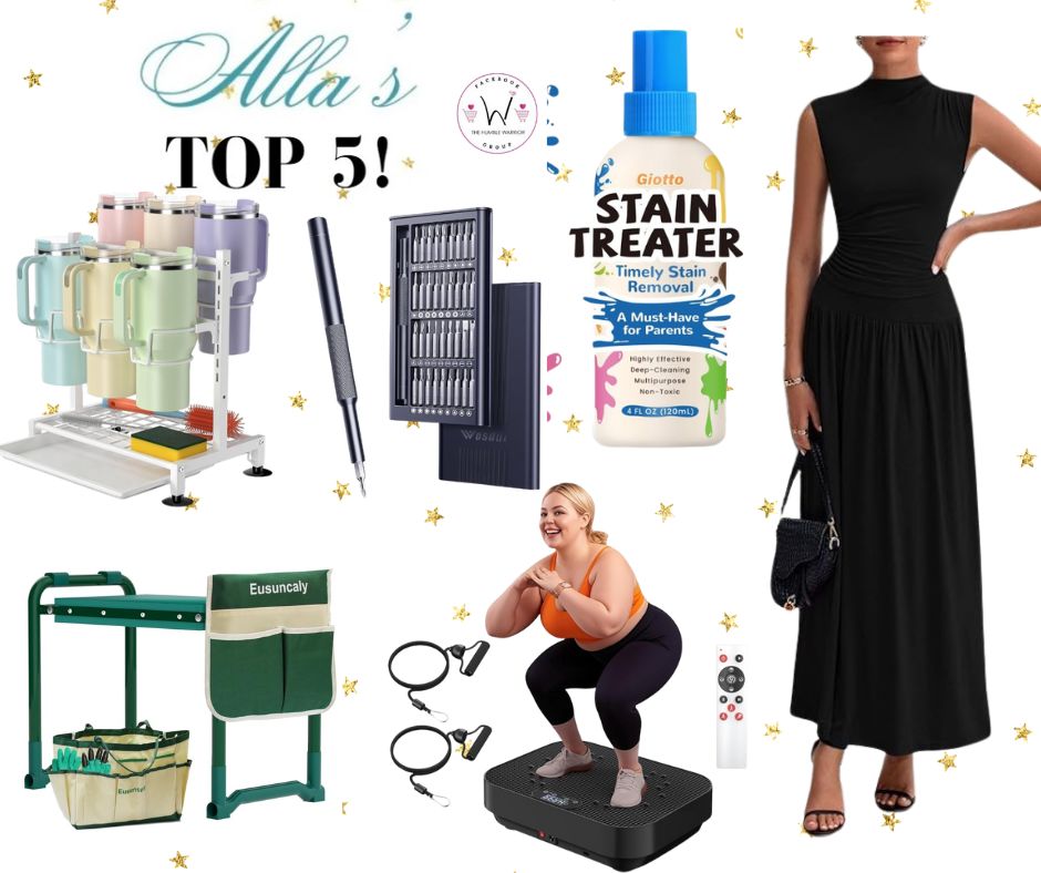 Alla’s TOP 5 best-selling items posted yesterday plus a bonus item!