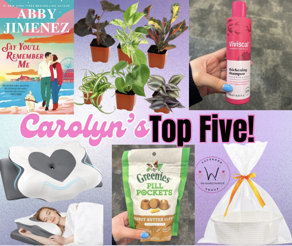 Carolyn’s Top Five!