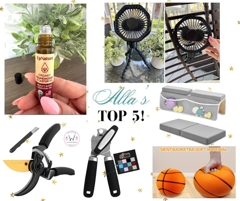 Alla’s TOP 5 best-selling items posted yesterday plus a bonus item!