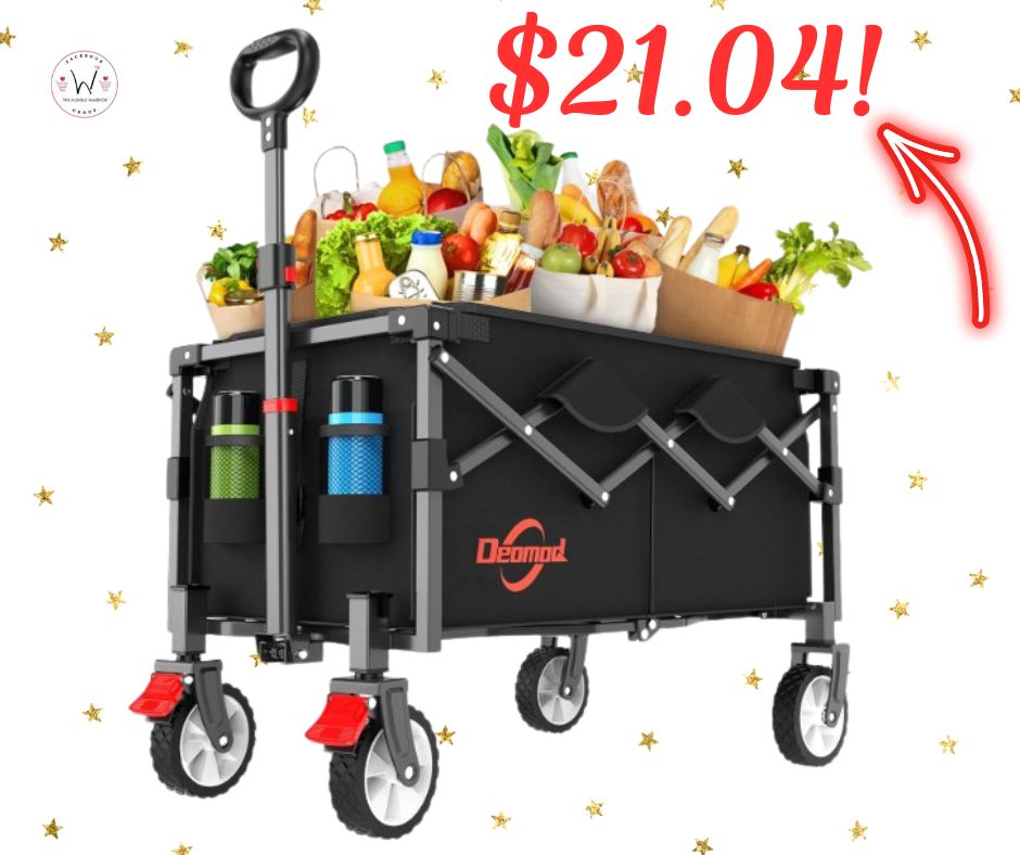 Collapsible Folding Outdoor Utility Wagon!