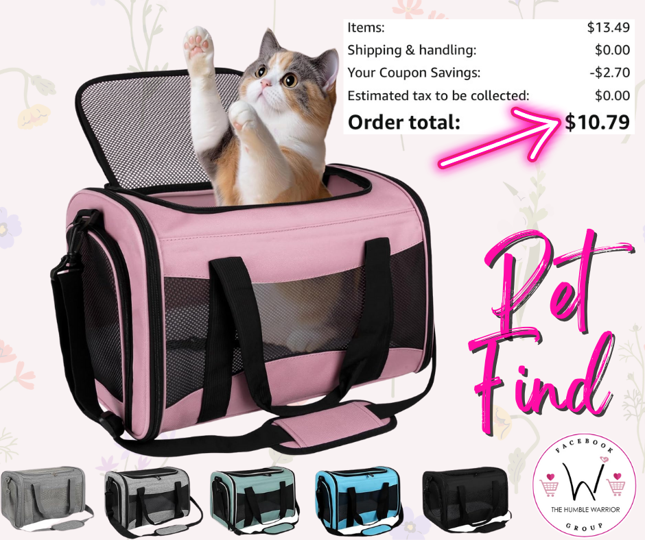 Airline-Approved Soft-Sided Pet Carrier!