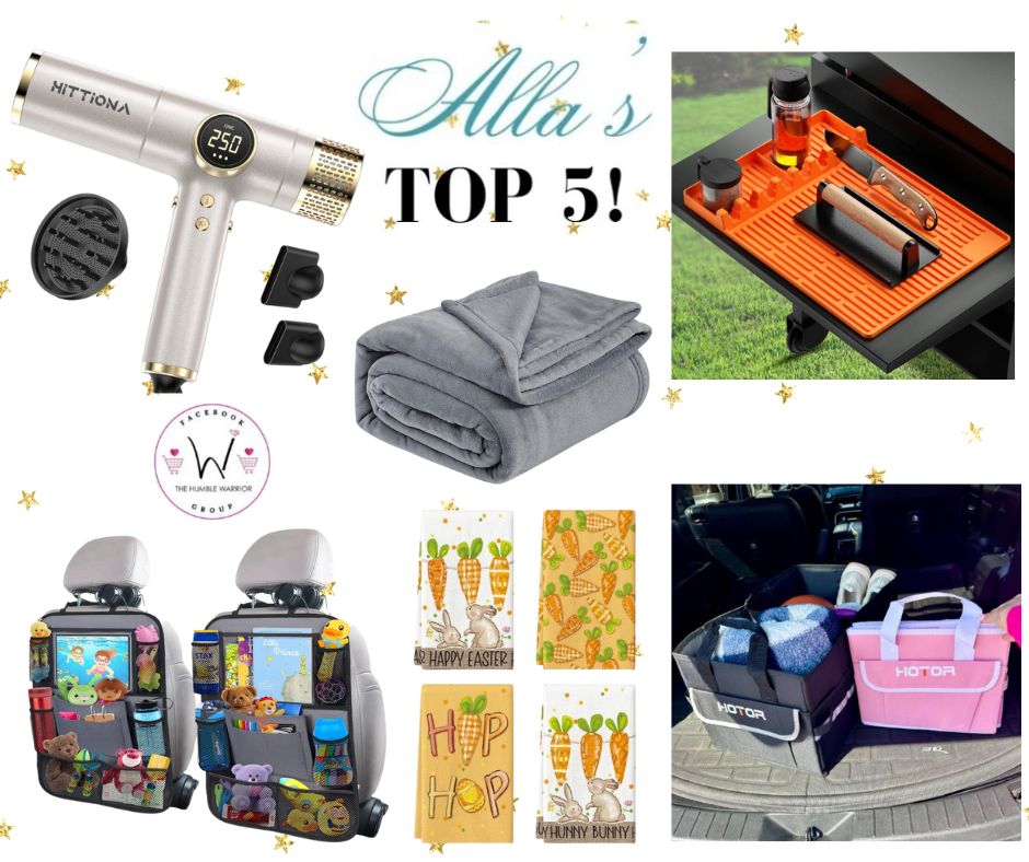 Alla’s TOP 5 best-selling items posted yesterday plus a bonus item!
