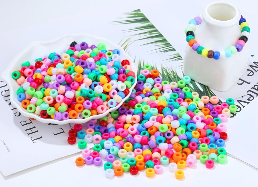 Muticolors Pony Beads Friendship 500Pcs Bracelet Kit!