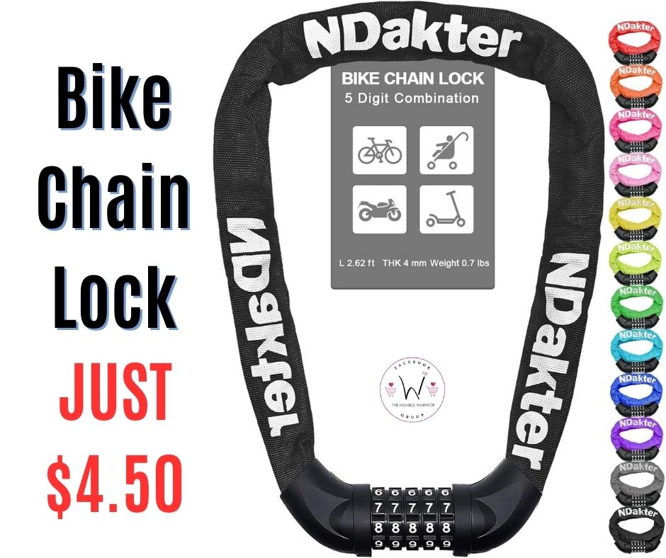 Heavy Duty Bike Chain Lock