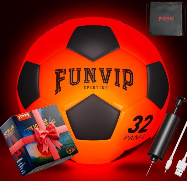 Glow in The Dark Soccer Ball!